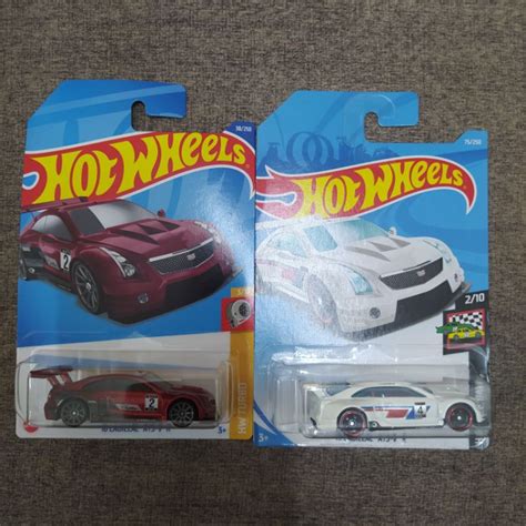 Hot Wheels 16 Cadillac ATS V R HW RACE DAY HW TURBO Shopee Malaysia