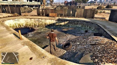 Grand Theft Auto V Letter Scrap Sandy Shores In The Pool Behind The