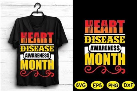 HEART DISEASE AWARENESS MONTH Graphic by creative_Svg · Creative Fabrica