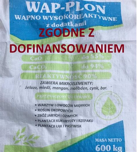 Wapniak Wapno Granulowane Kredowe Nawozowe I Magnezowe Od Producenta