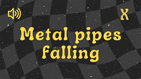 Metal Pipes Falling Sound Effect No Copyright Youtube