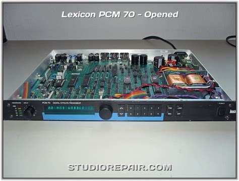 STUDIO REPAIR - Lexicon PCM 70 - Opened