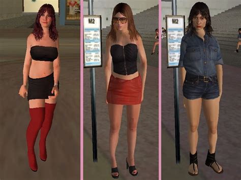 New Peds Vc Pack 1 3 Woman скачать для Gta Vice City