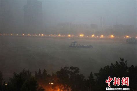 暴雨大风袭击广州 市区水浸街树木被刮倒广州暴雨大风新浪天气预报