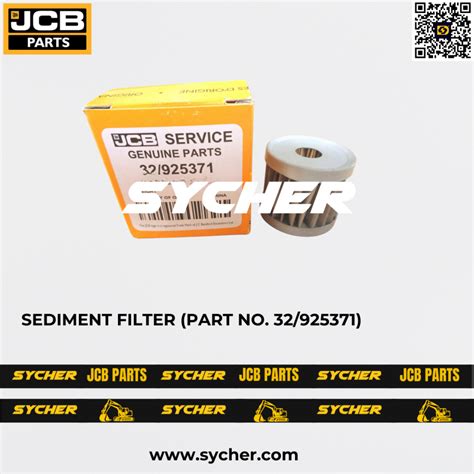 JCB SEDIMENT FILTER PART NO 32 908400 Sycher International