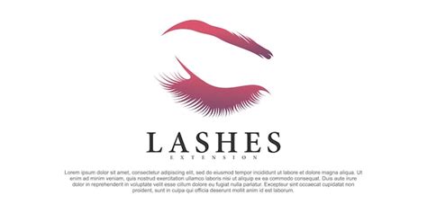 Premium Vector Modern Eyelash Beauty Logo Design Collection Premium