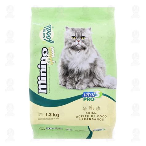 Croquetas Minino Plus Super Foods Para Gatos 1 3 Kg