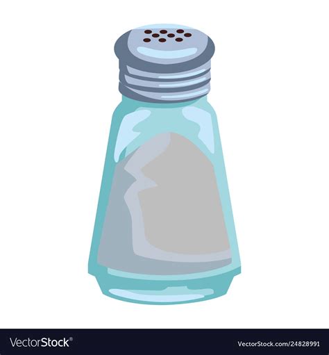 Salt Shaker Isolated Royalty Free Vector Image