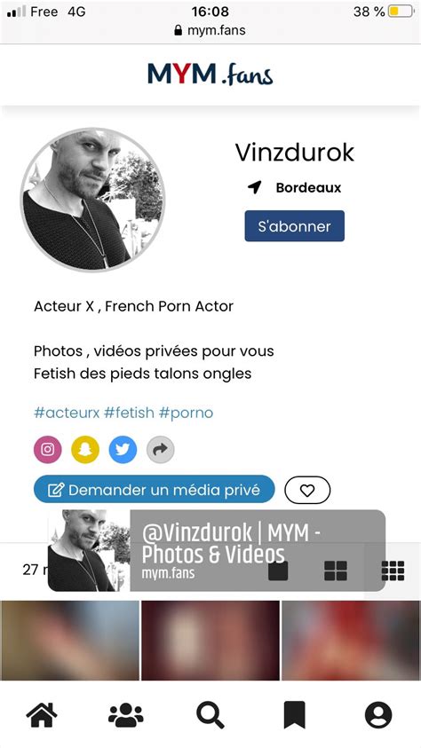 TW Pornstars Vinz Durok Porn Twitter Follow Moi Sur Mym Pour Du