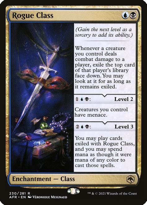 Rogue Class · Adventures In The Forgotten Realms Afr 230 · Scryfall Magic The Gathering Search