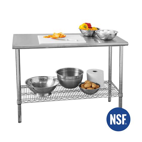 Stainless Steel Top Worktable Nsf Seville Classics