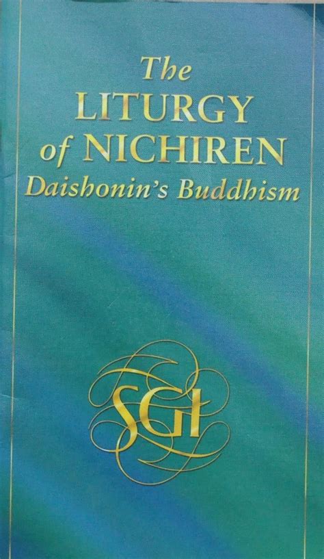 Liturgy Of Nichiren Daishonins Buddhism Daishonin Amazon Books