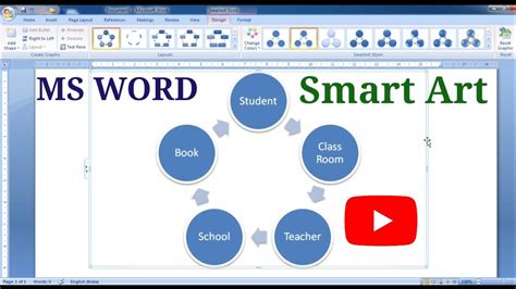 Insert Smartart In Ms Word Expert Bano Youtube