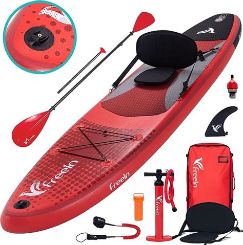 Freein Sup Inflatable Stand Up Paddle Board With Kayak Seat Paddle