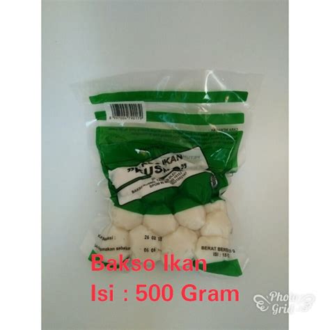 Jual Bakso Ikan Pak Kusno Isi Gram Halal Shopee Indonesia