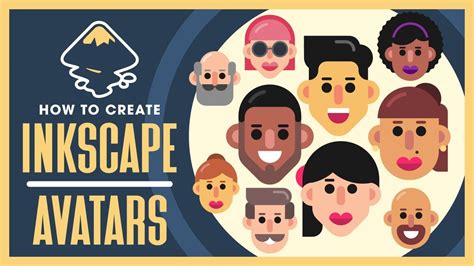 Create Flat Vector Avatars With Inkscape Free Templates Included