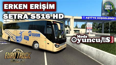 ETS 2 SETRA S516 HD ETS 2 OYUNCUYUSBİS MAP EURO TRUCK SIMULATOR 2 1