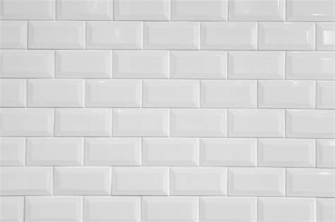 Premium Photo | White wall tiles texture