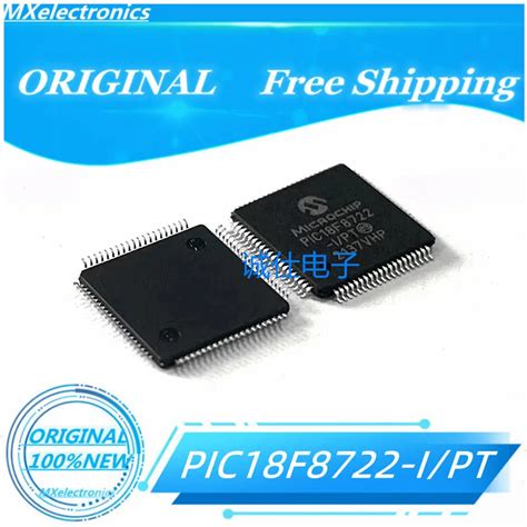 5PCS LOT 100 NEW PIC18F8722 I PT PIC18F PIC18F8722 PIC18F8722 I IC MCU