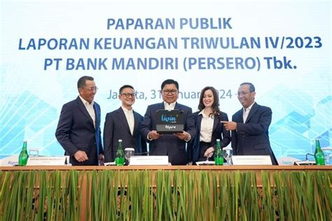 Laba Bersih Bank Mandiri Bmri Tembus Rp Triliun Tertinggi