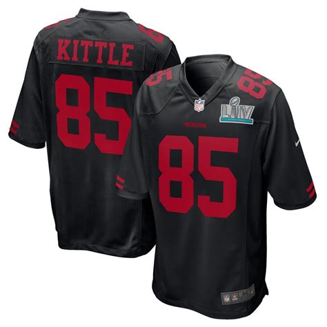 Men's Nike George Kittle Black San Francisco 49ers Super Bowl LIV ...