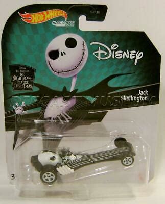 Jack Skellington Nightmare Before Xmas Character Cars Hot Wheels Disney