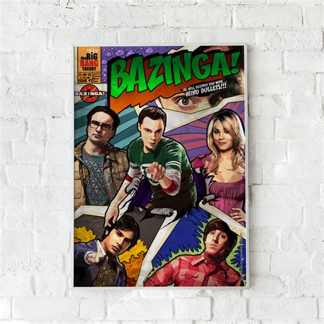 Poster Big Bang Theory 001 Big Bang Theory Multicoloured – Babaco World