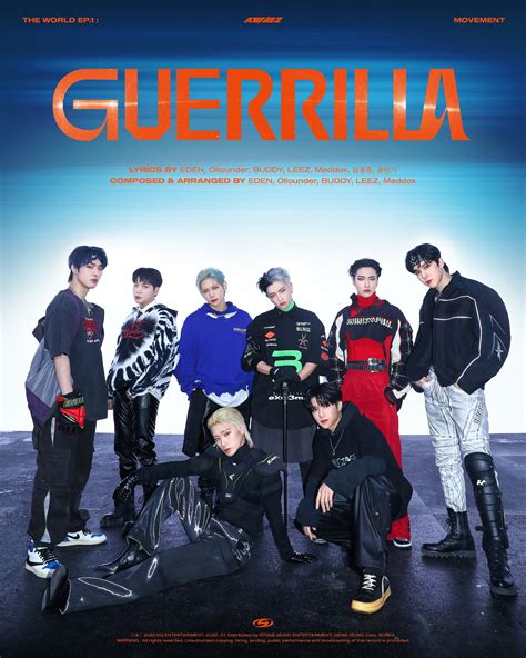 Ateez Guerrilla Performance Teaser Poster Kpopping