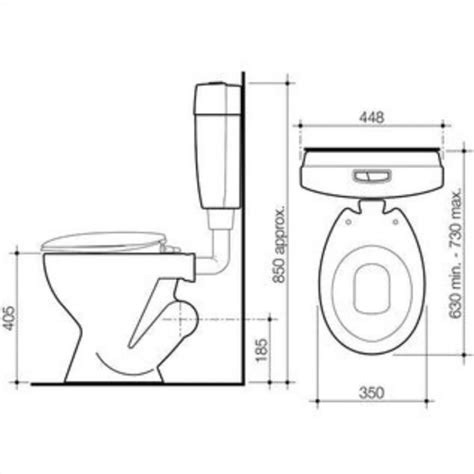 Caroma Slimline Skew Trap Connector Toilet Suite Spigot And More