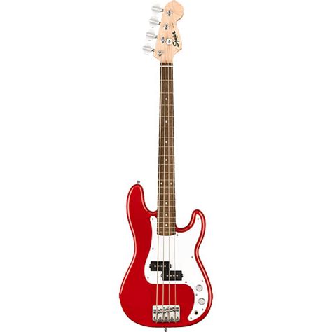 Squier Mini Precision Bass LRL Dakota Red Basse électrique