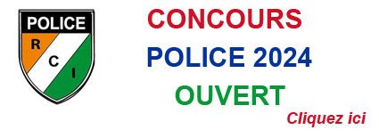 Concours Police Inscription Ouverte Y A Bara Offres D