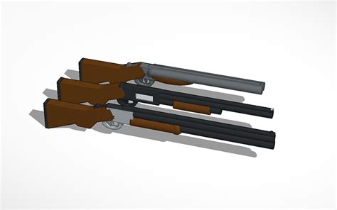 3d Design Shotguns Tinkercad