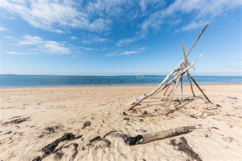 The Beach of the Dune of Pilat on the Arcachon Bay, France. Stock Image - Image of highest, sand ...