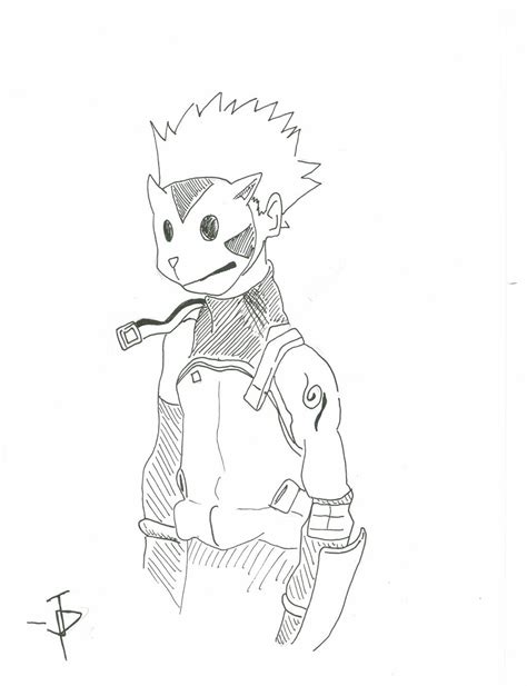 Hidden Leaf Anbu Black Ops Unit Line Art By Jigglypuff1357 On Deviantart