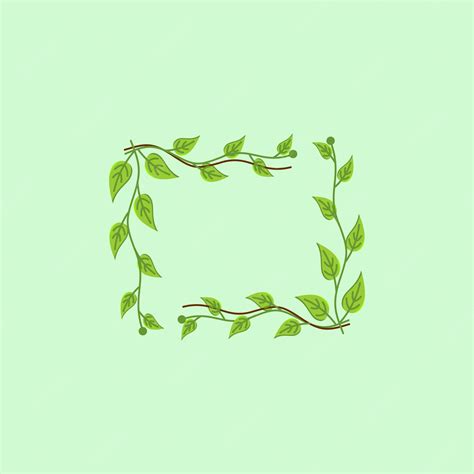 Premium Vector | Leaf Frame Design