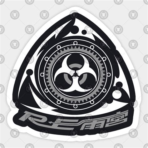 Auto Rotary Engine Rotary Engine Sticker Teepublic