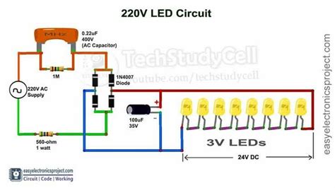 LED Circuit Wiring Diagram With Switches