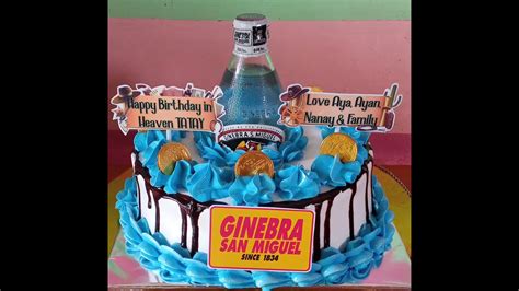 Ginebra Cake Topper Printable