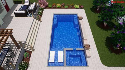 Combined Pool & Spa - Fiberglass Pool & Spas | Care Free Pools