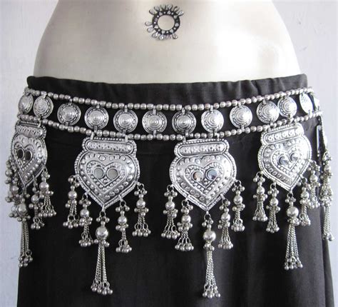 Artisan Jewelry Belt Tribal Bellydance Gypsy Kuchi Boho Bt Indiastop