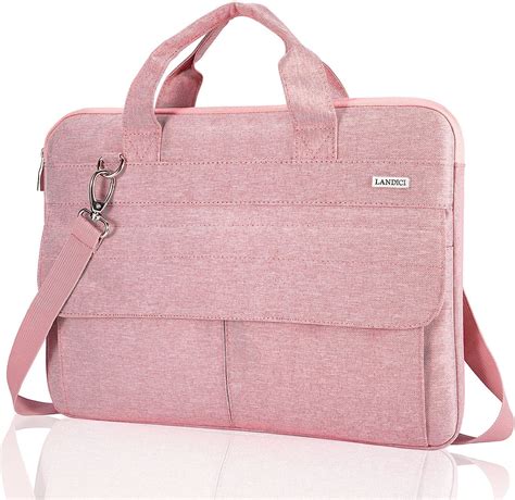 LANDICI Laptop Bag 15 6 Inch With Shoulder Strap 360 Protective