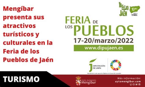 Mengíbar presenta sus atractivos turísticos y culturales en la Feria de