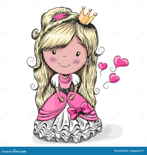 Princesa Bonita De La Historieta Ilustraci N Del Vector Ilustraci N