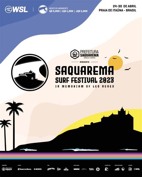 Saquarema Surf Festival chega à Praia de Itaúna entre 24 e 30 de abril