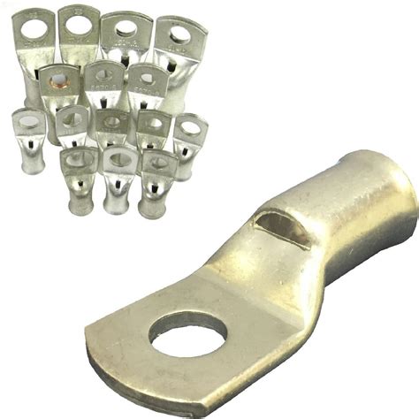 4 x Crimp or Solder Battery Lug Terminals for a 185mm² Cable with 20mm