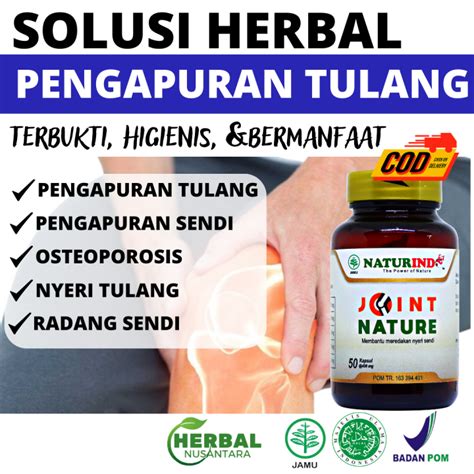 Obat Pengapuran Sendi Kaki Lutut Dengkul Tulang Pinggang Lazada Indonesia