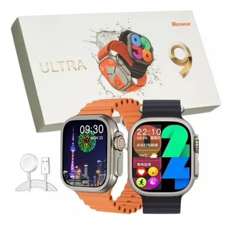 Relógio Smartwatch W69 Ultra Series 9 Inteligente Ip68 450ma Caixa