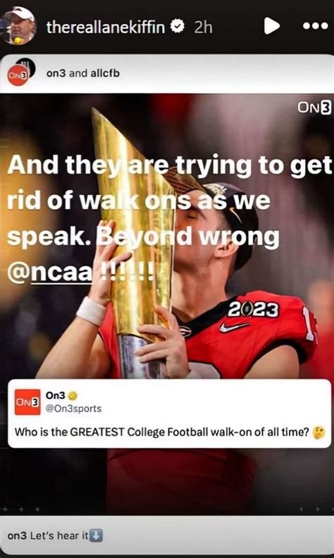 “Follow your dreams son” — Ole Miss HC Lane Kiffin shares heartfelt