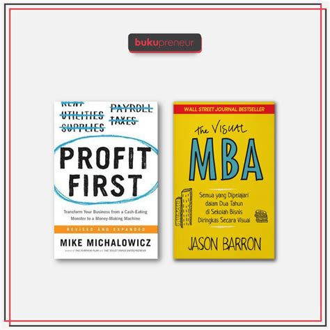 Jual Paket Buku Profit First The Visual Mba Shopee Indonesia