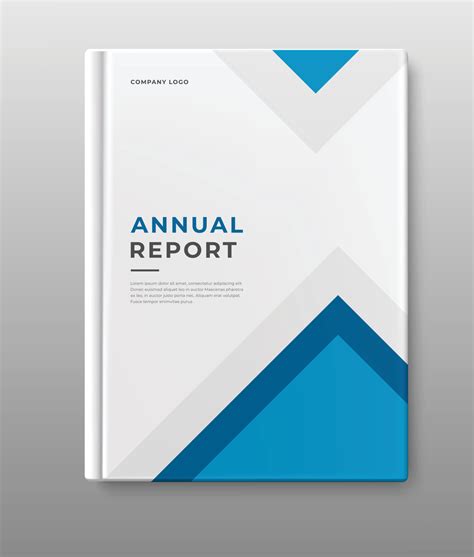 annual report cover book design 7262827 Vector Art at Vecteezy